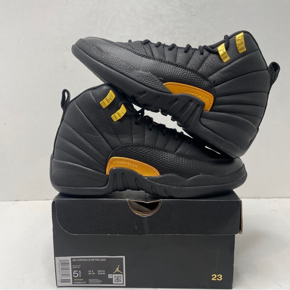 Nike Air Jordan 12 Retro GS “Black Taxi” 2023 - Picture 1 of 4